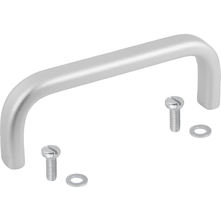 Kipp Pull Handle L=96 Aluminum, Natural Anodized, A=88, D=M05 K1091.088053